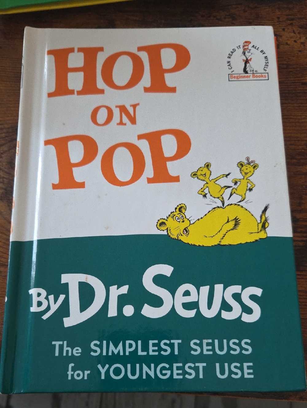 the classic children's book Hop on Pop by Dr. Seuss